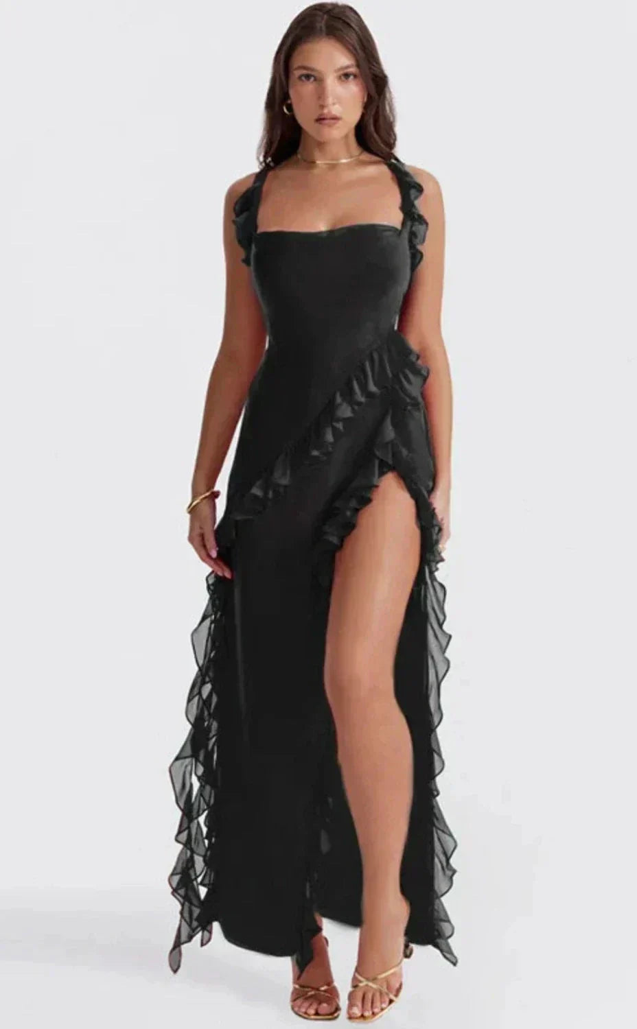 Leblanc™ | Robe élégante avec jambes ouvertes