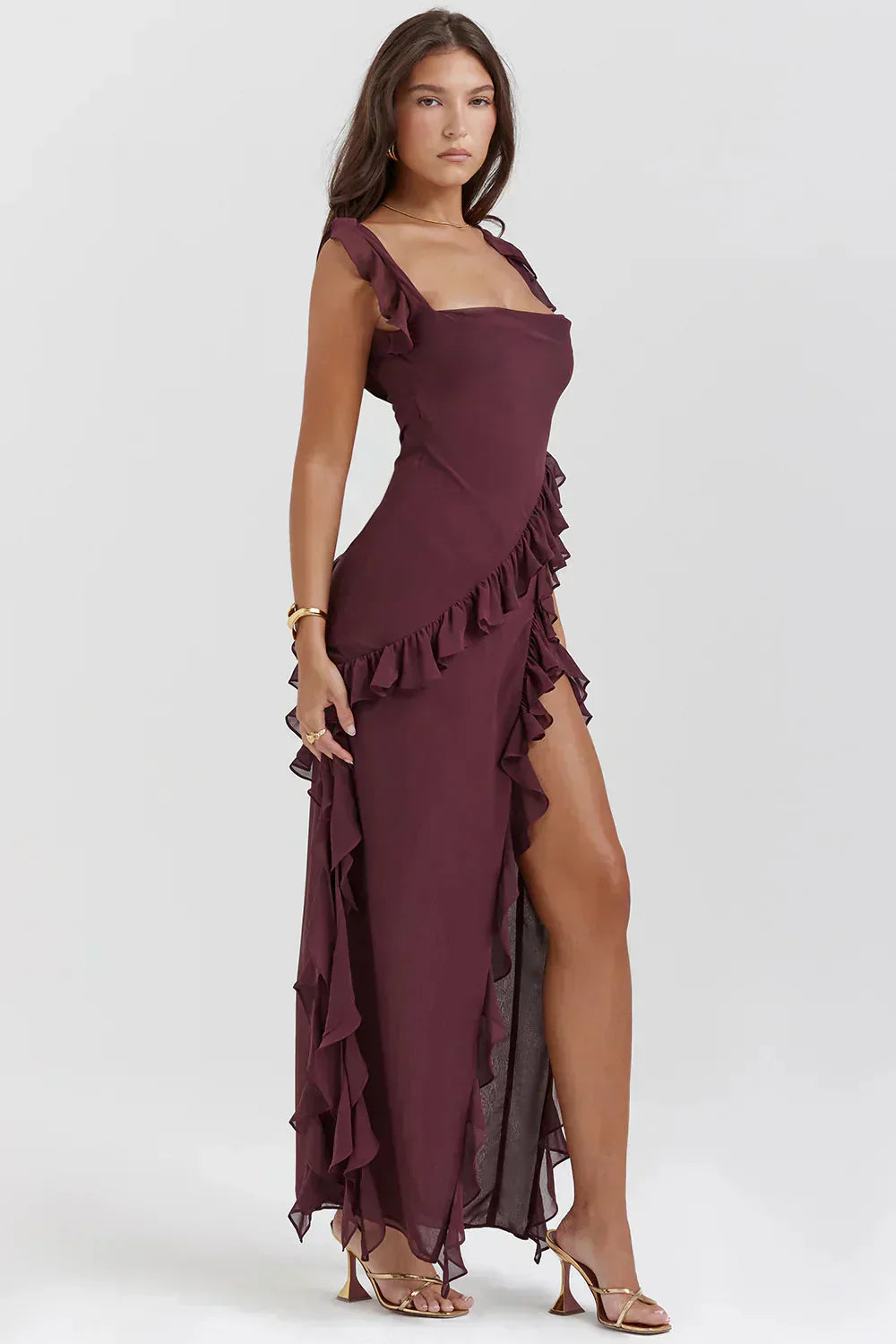Leblanc™ | Robe élégante avec jambes ouvertes