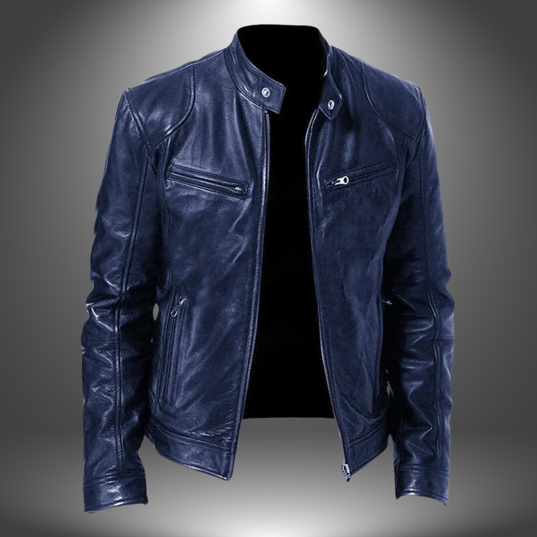 Leblanc™ - Veste en cuir artisanal pour homme