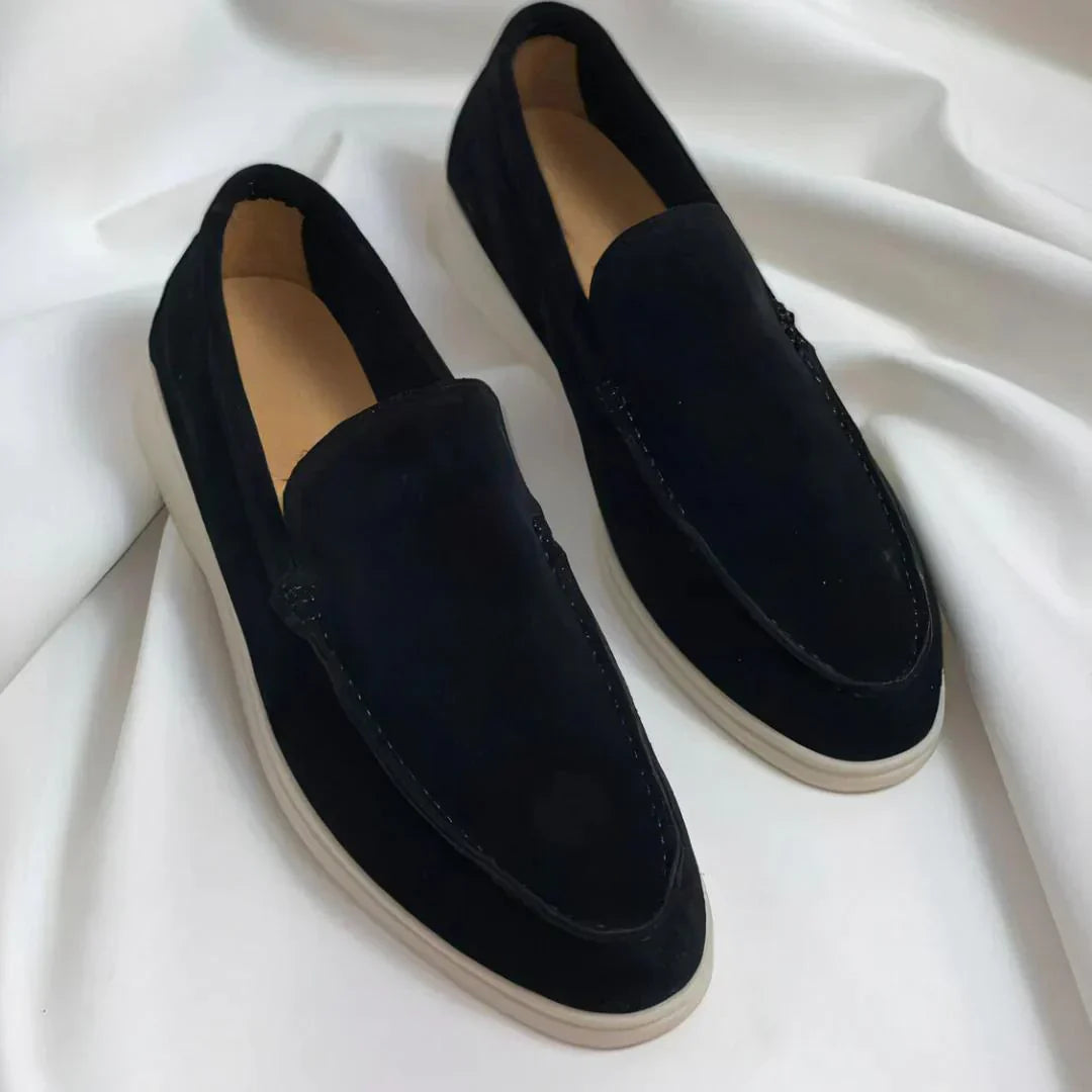 Leblanc™ | Mocassin en daim de qualité supérieure