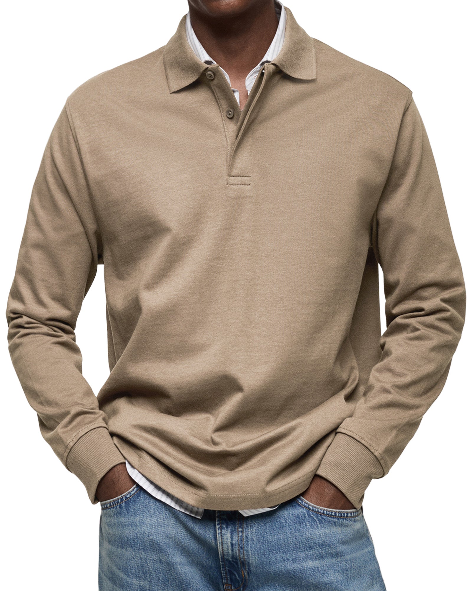 Leblanc™ | Polo de luxe à manches longues