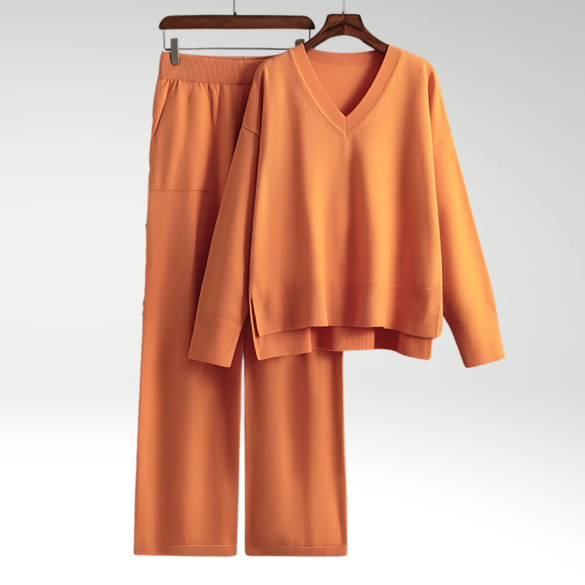 Leblanc™ | Luxe Ensemble deux pièces col V