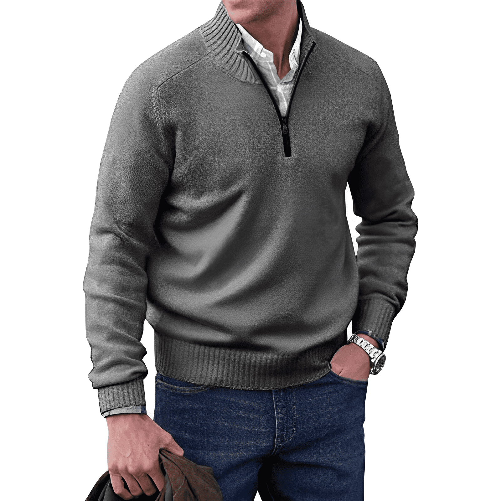 Leblanc™ | Pull zippé moderne