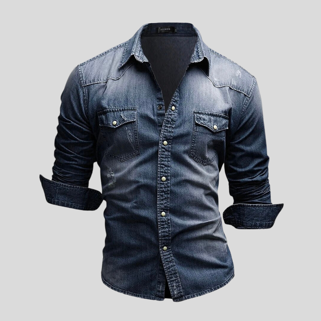 Leblanc™ - Chemise en denim au style moderne