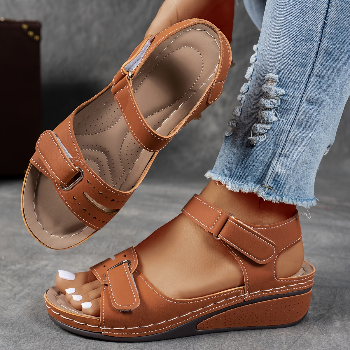 Leblanc™ | Sandales Orthopédiques Confort Élise