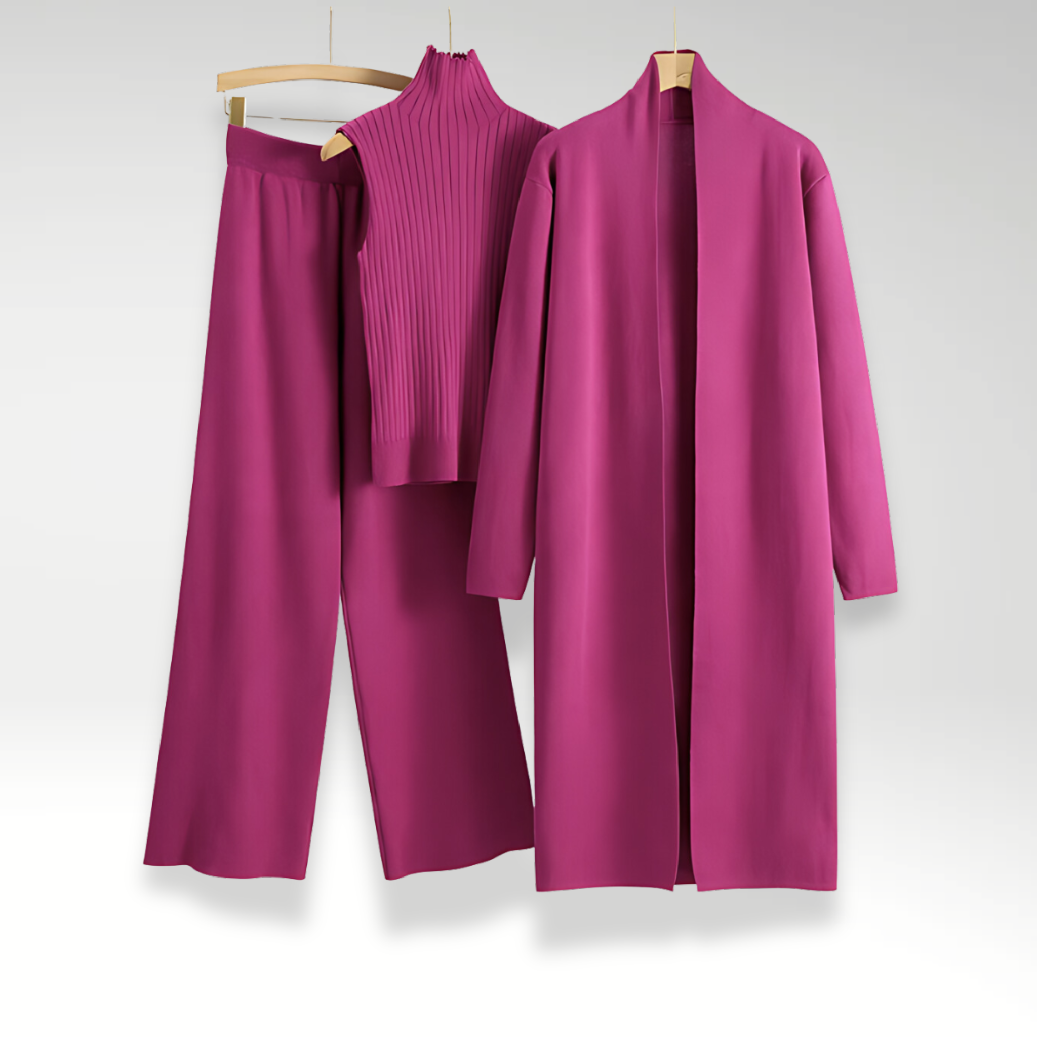 Leblanc™ | Ensemble trois pièces en maille Luxe