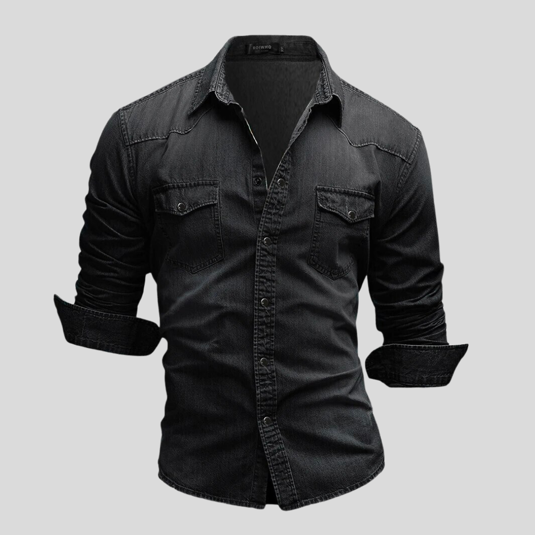 Leblanc™ - Chemise en denim au style moderne