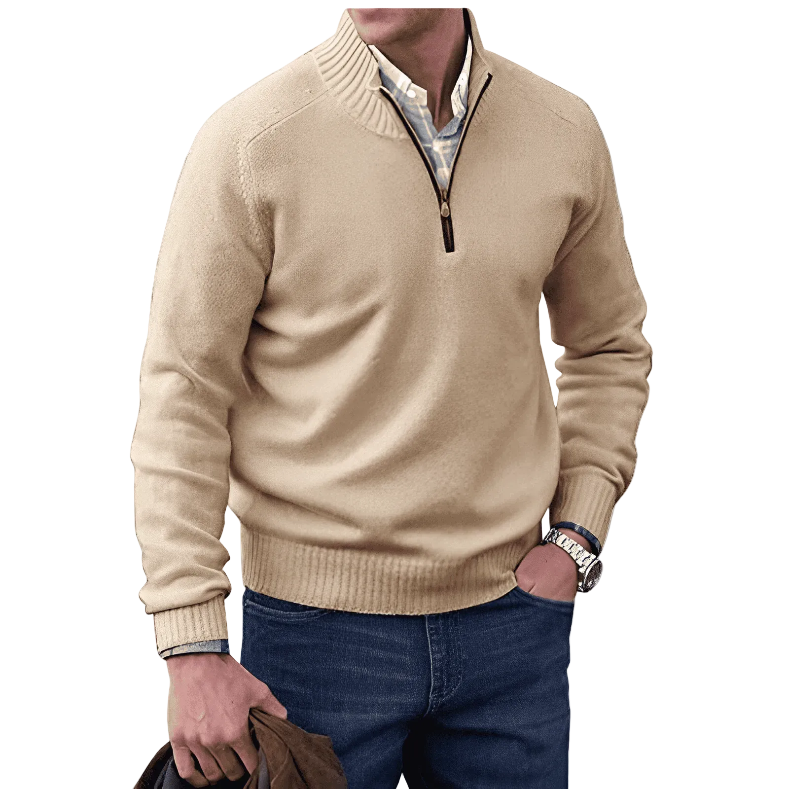 Leblanc™ | Pull zippé moderne