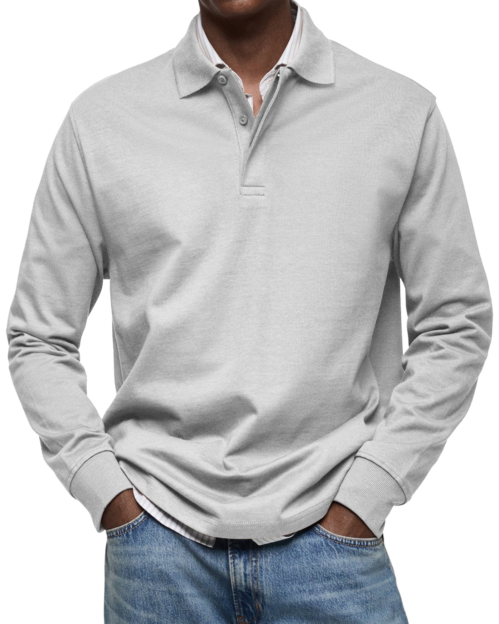 Leblanc™ | Polo de luxe à manches longues
