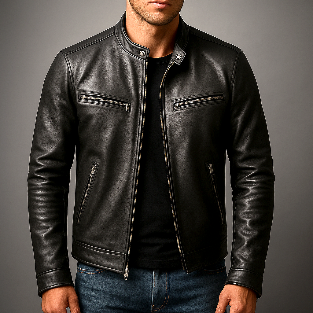 Leblanc™ | veste en cuir vintage