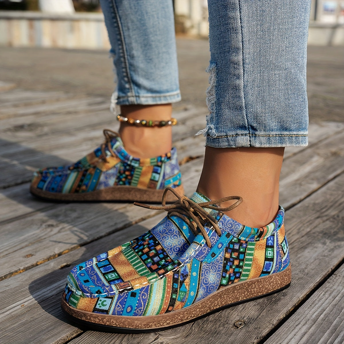 Leblanc™ | Chaussures rétro colorées pour femmes