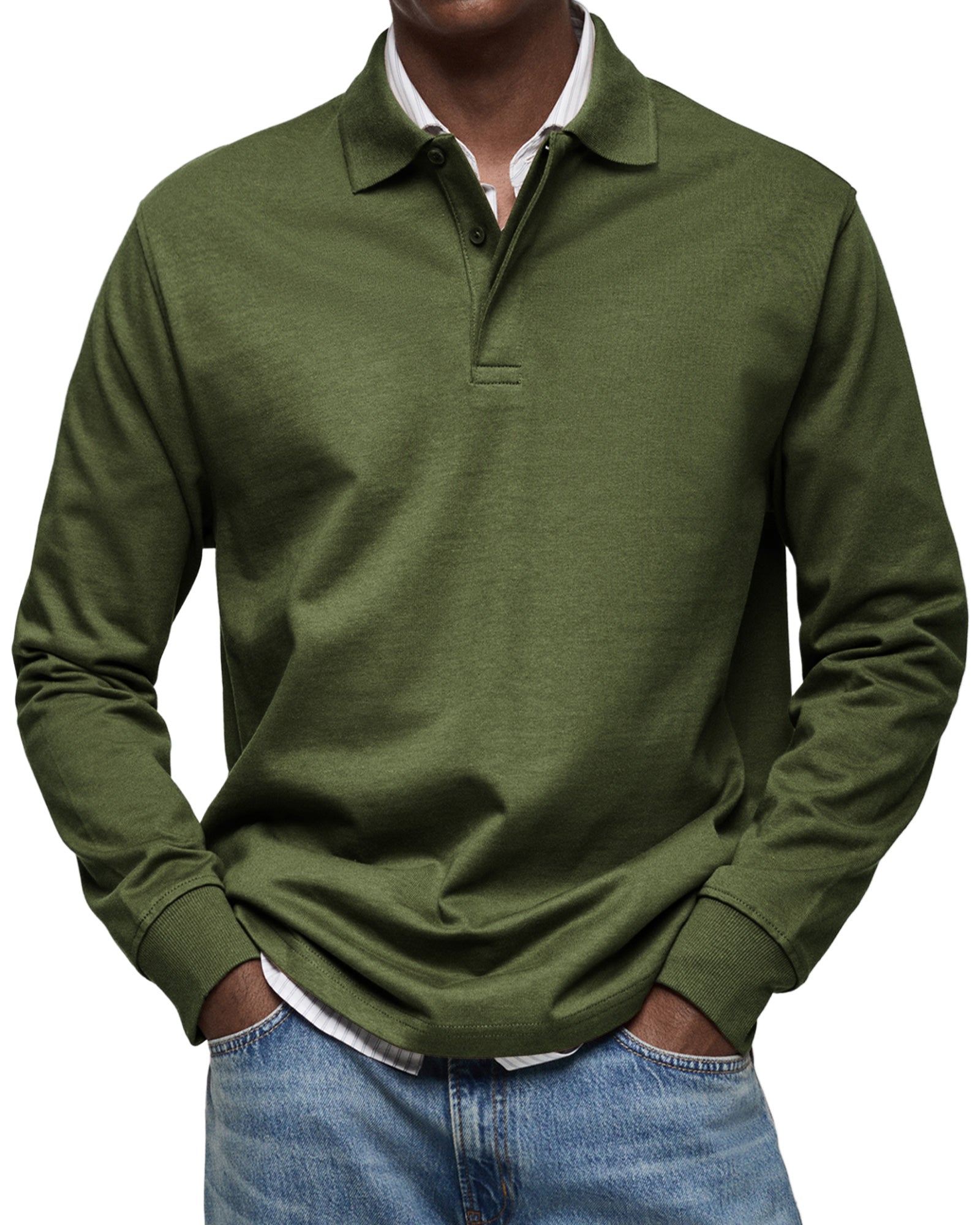 Leblanc™ | Polo de luxe à manches longues