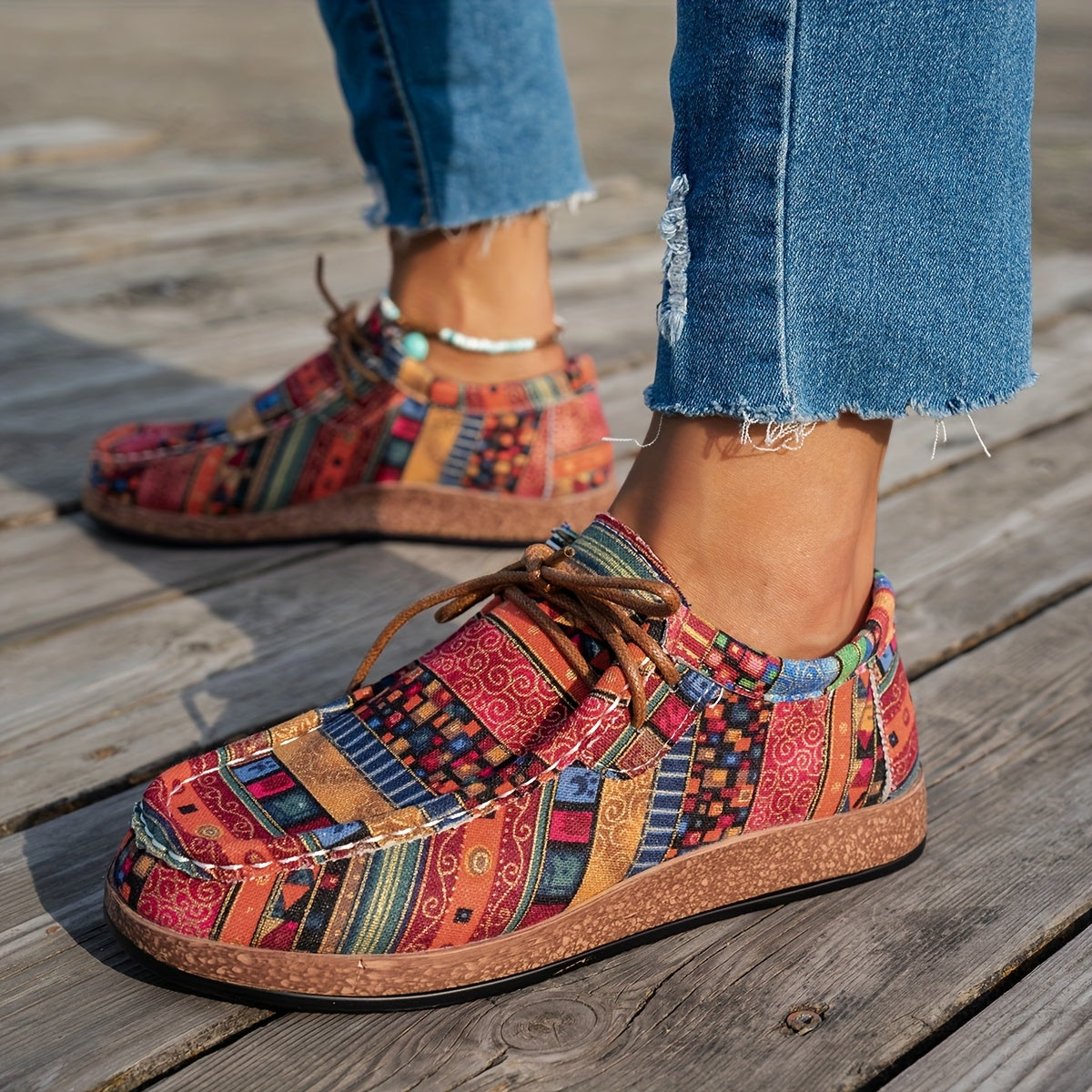 Leblanc™ | Chaussures rétro colorées pour femmes