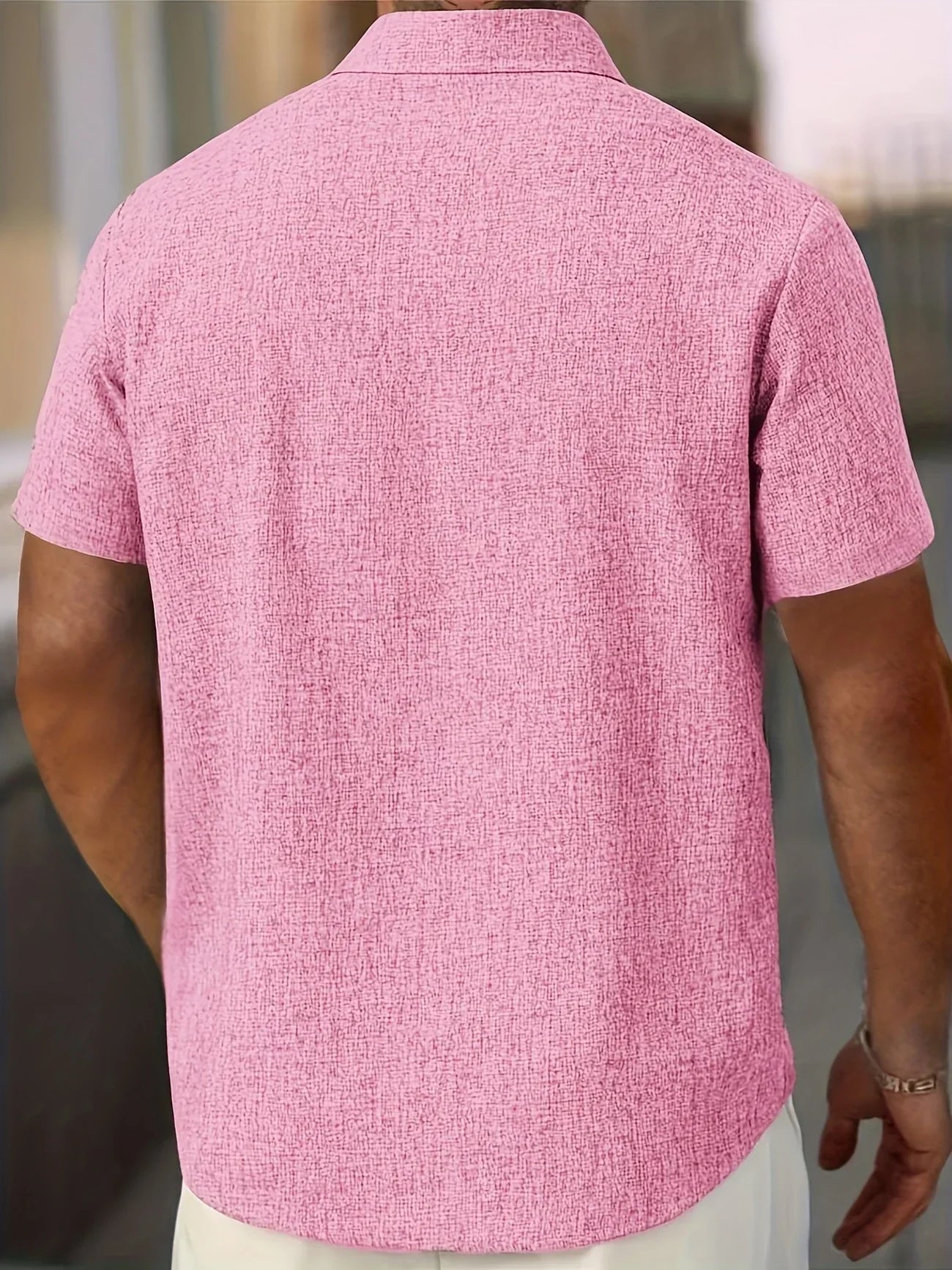 Leblanc™ | Chemise légère à manches courtes en mélange de lin