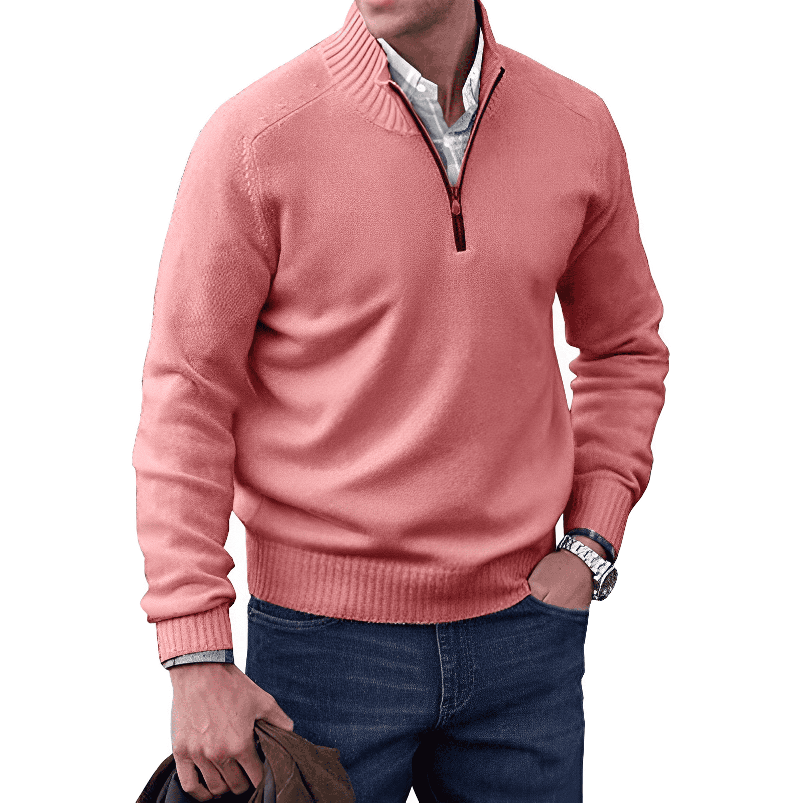 Leblanc™ | Pull zippé moderne