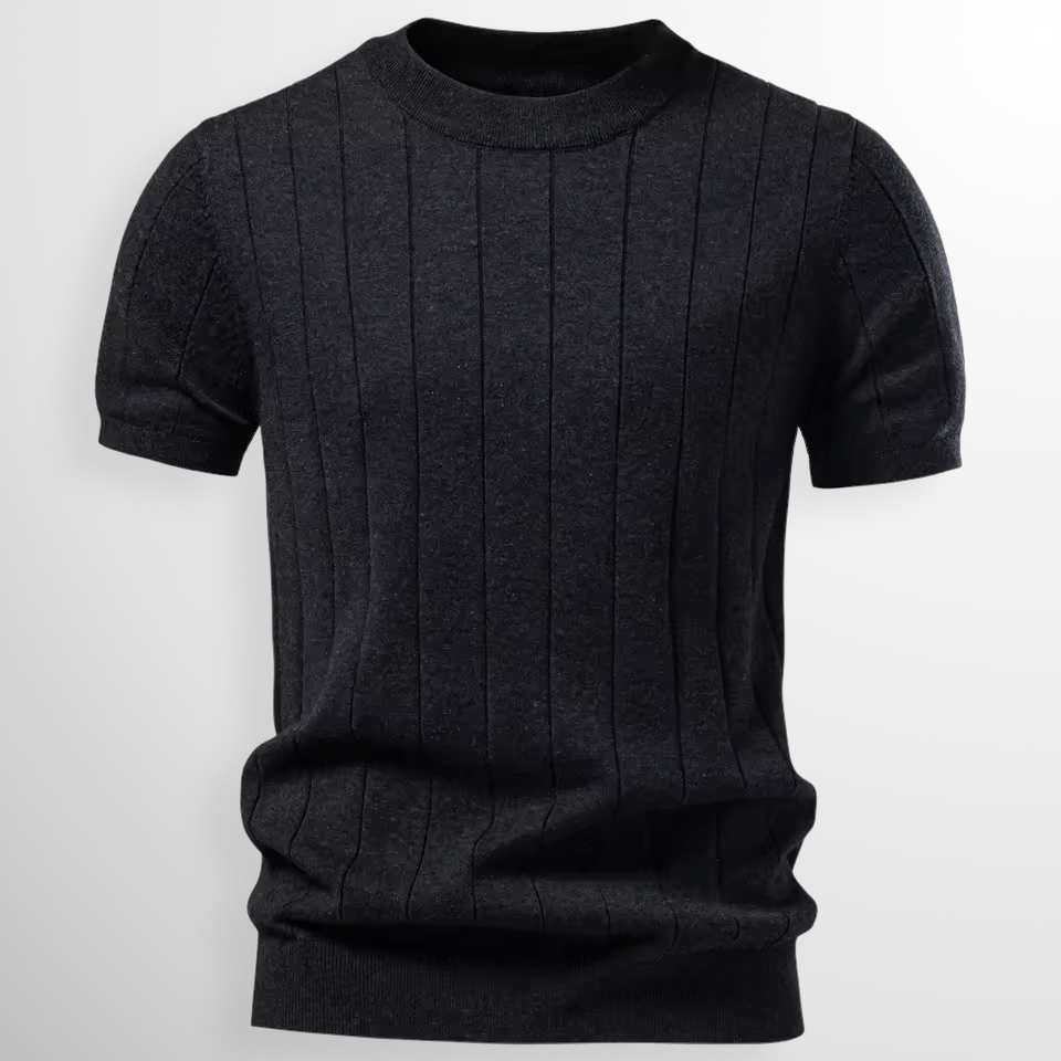 Leblanc™ | T-shirt côtelé de luxe