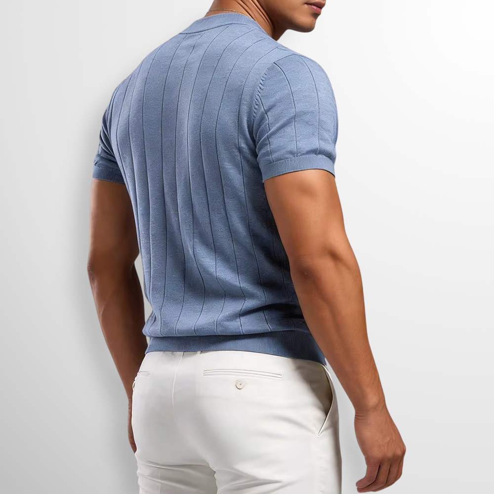 Leblanc™ | T-shirt côtelé de luxe