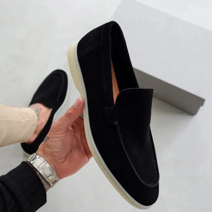 Leblanc™ | Mocassin en daim de qualité supérieure