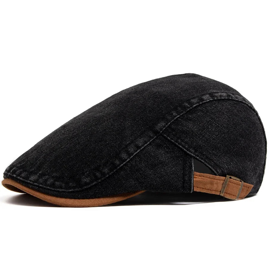 Leblanc™ | Casquette plate en denim
