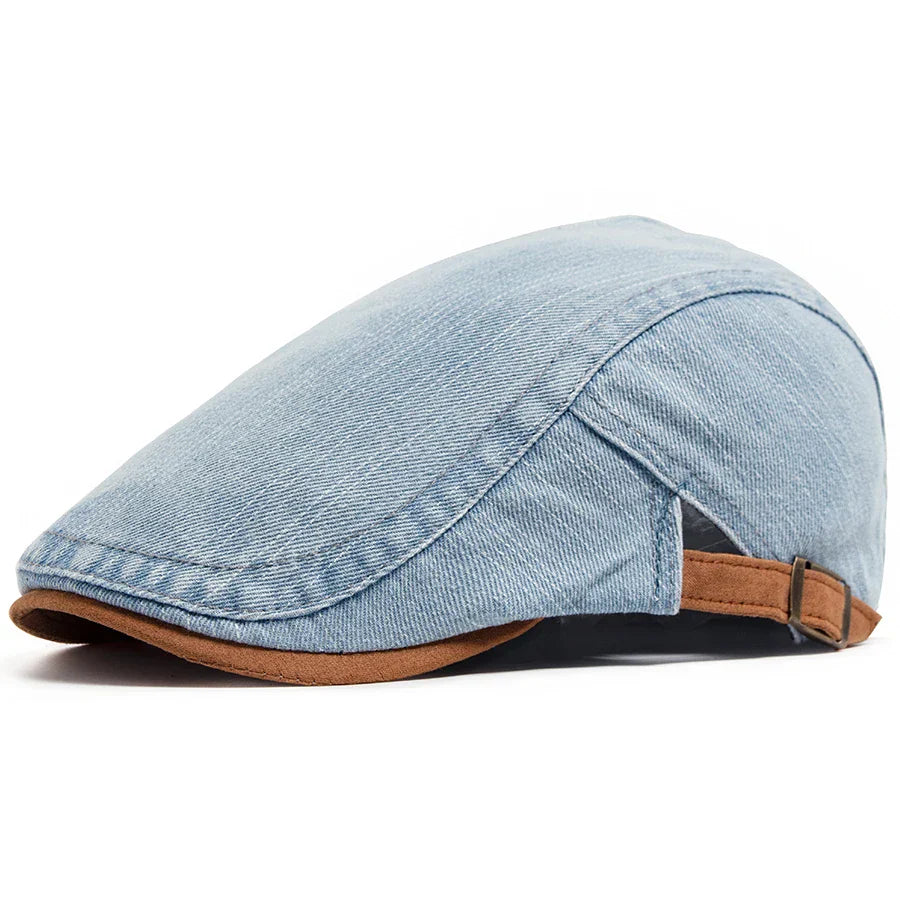 Leblanc™ | Casquette plate en denim