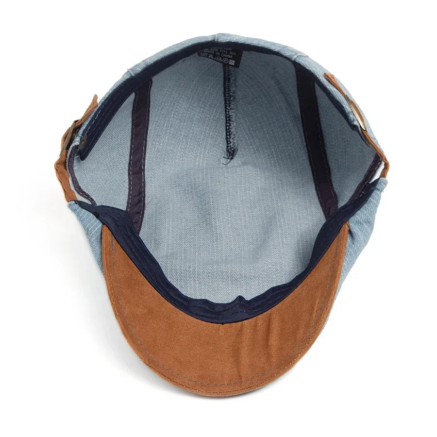 Leblanc™ | Casquette plate en denim