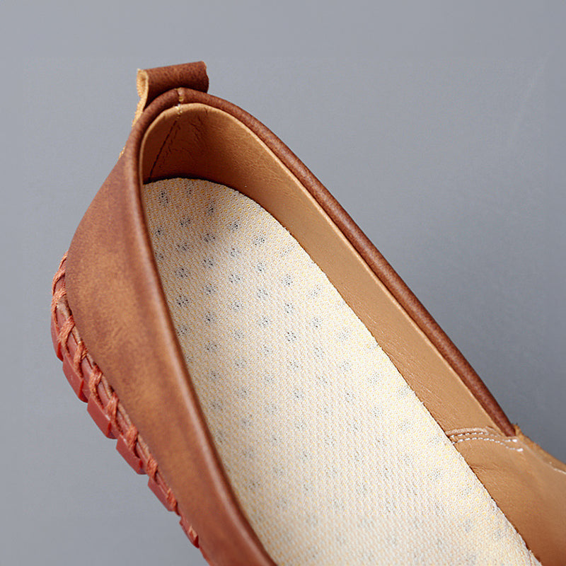 Leblanc™ | Mocassins en cuir de Santorin