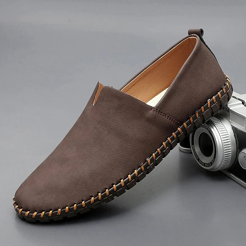 Leblanc™ | Mocassins en cuir de Santorin