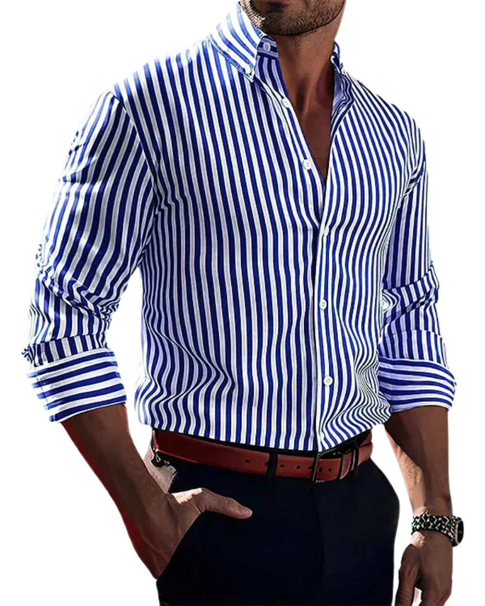 Leblanc™ | Chemise élégante à rayures