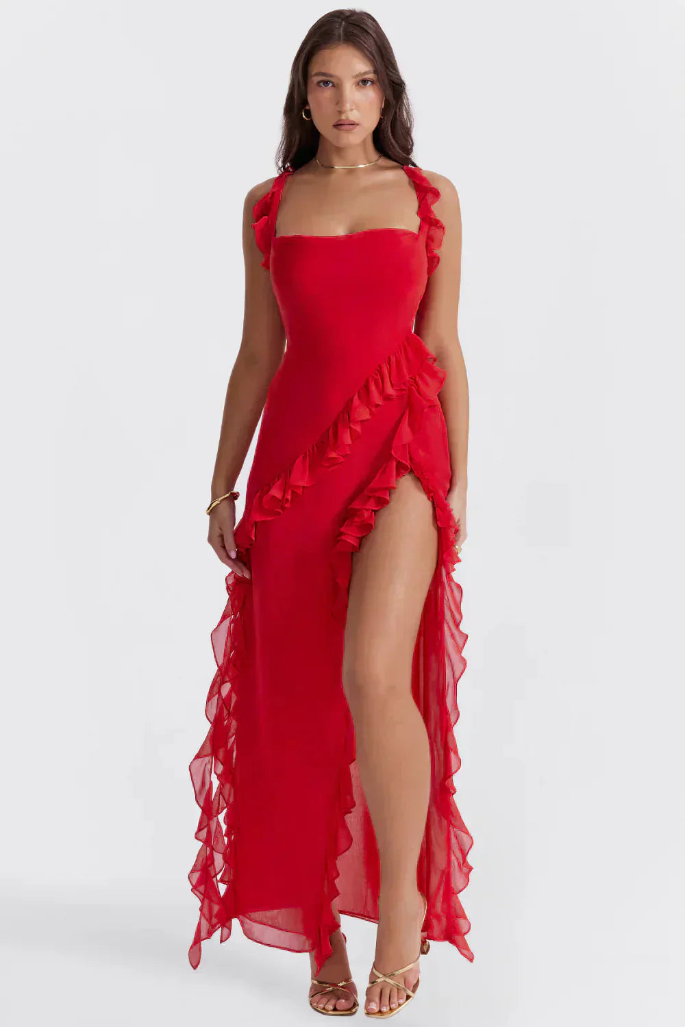 Leblanc™ | Robe élégante avec jambes ouvertes