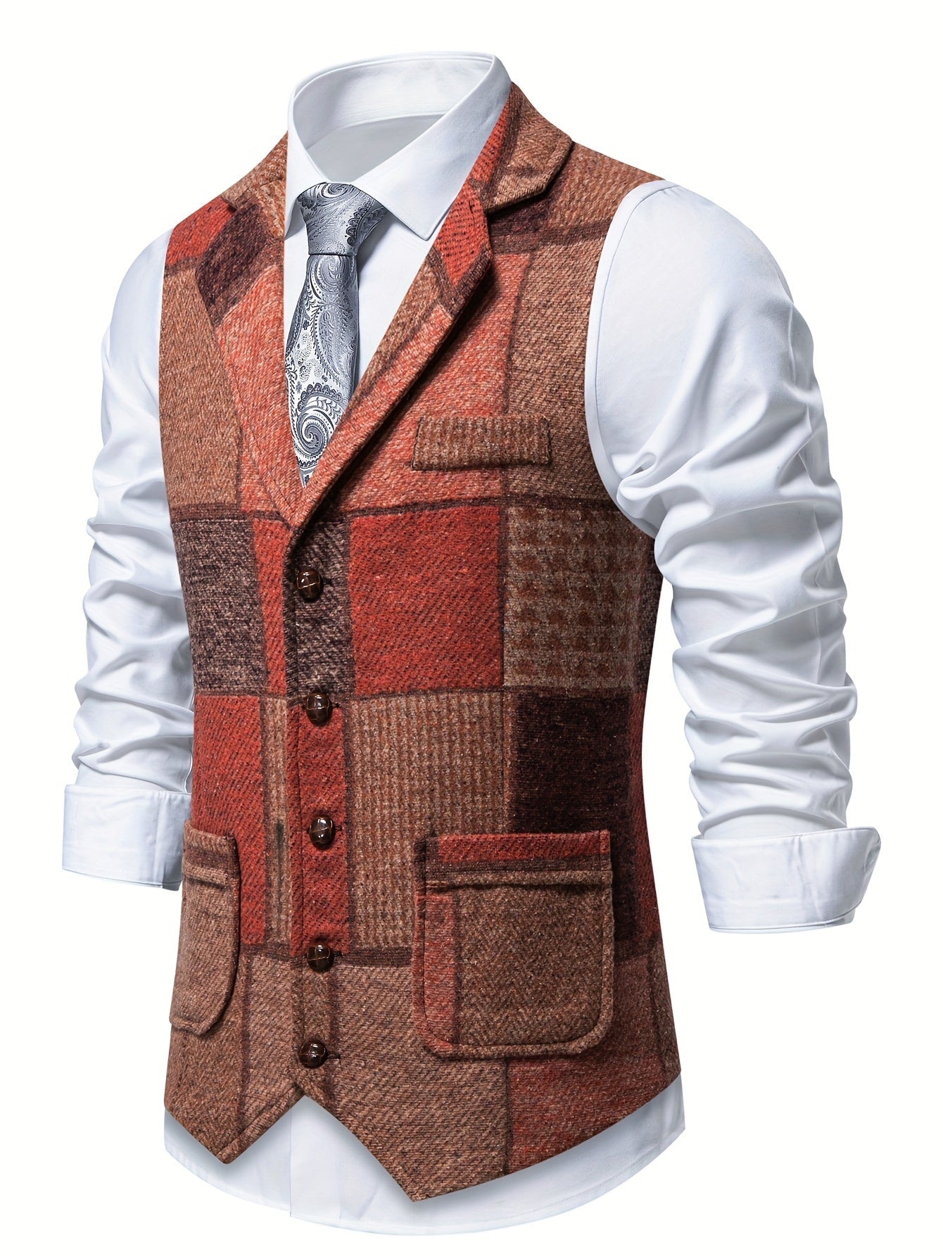 Leblanc™ | Gilet patchwork classique