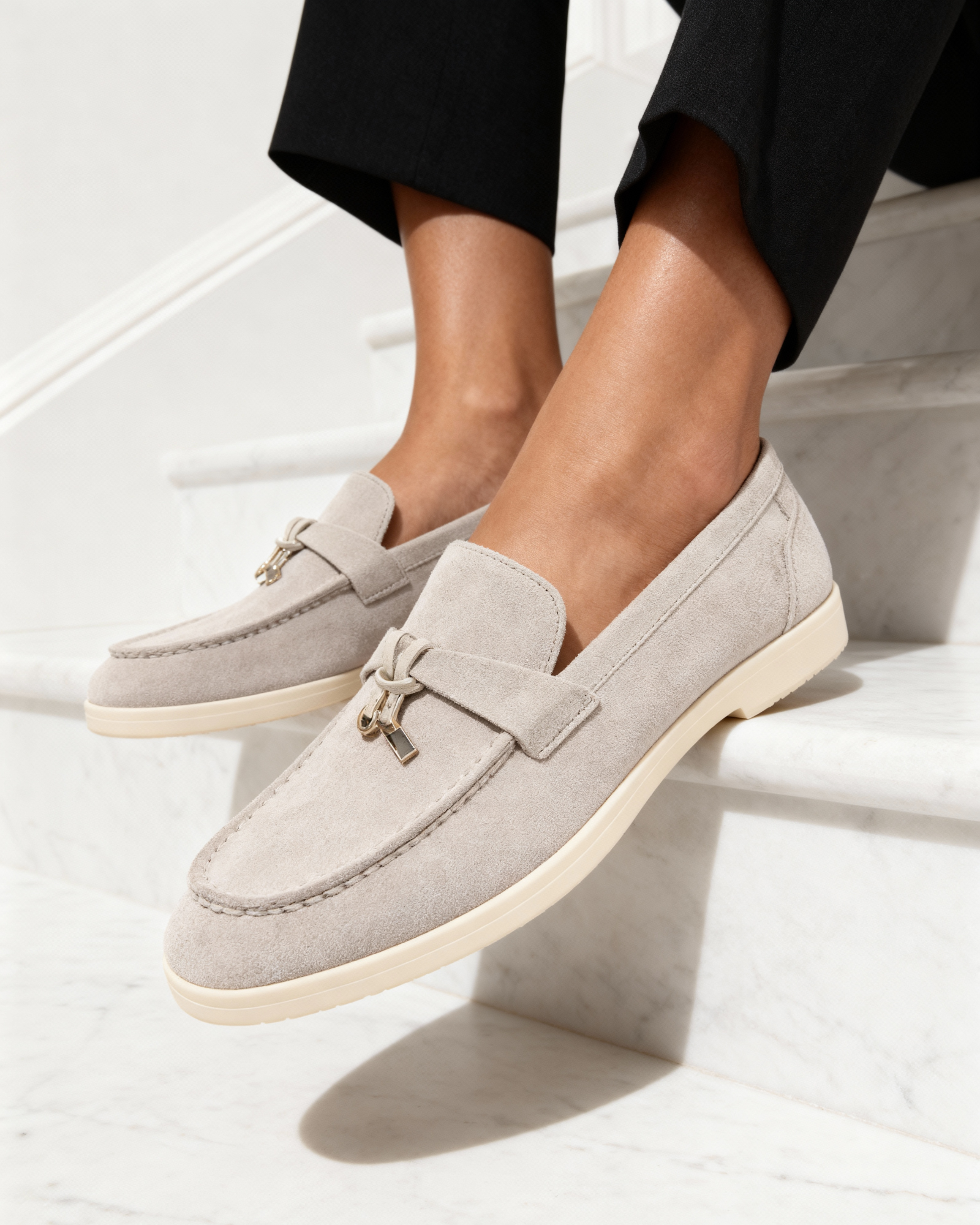 Élise™ – Mocassins en daim premium