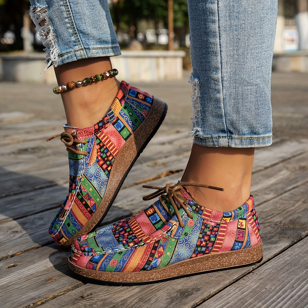 Leblanc™ | Chaussures rétro colorées pour femmes