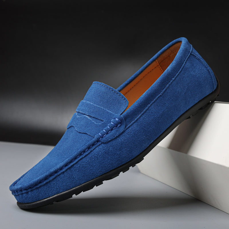 Leblanc™ | Mocassins rétro en daim pour homme