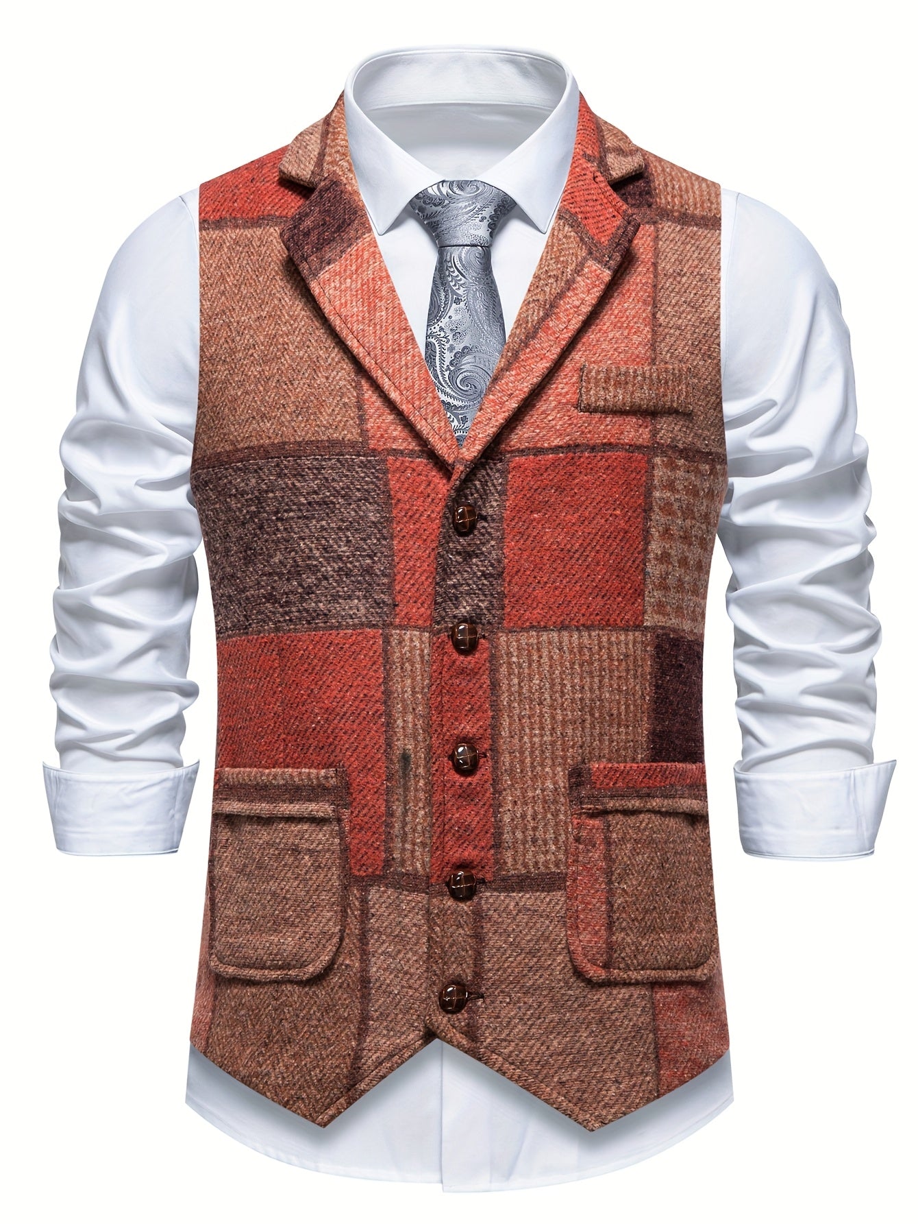 Leblanc™ | Gilet patchwork classique