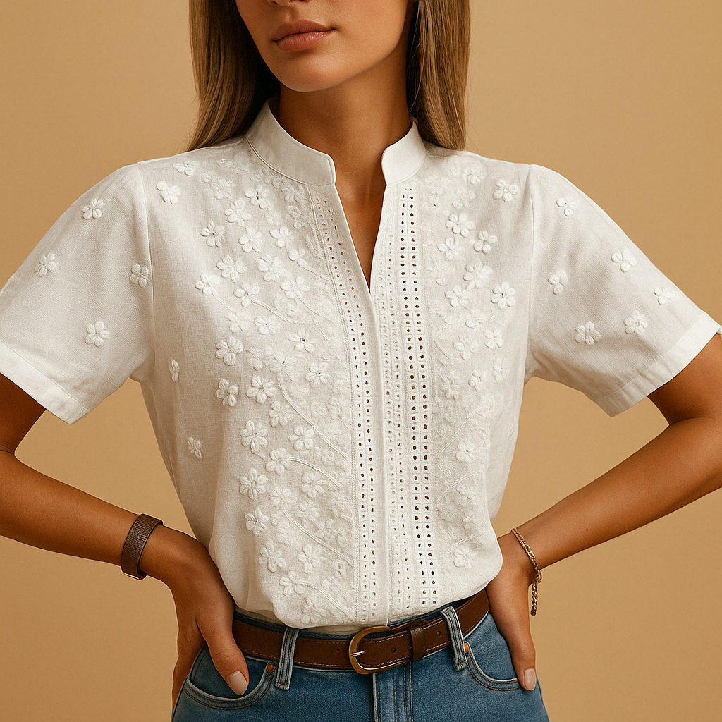 Leblanc™ | Blouse blanche tendance