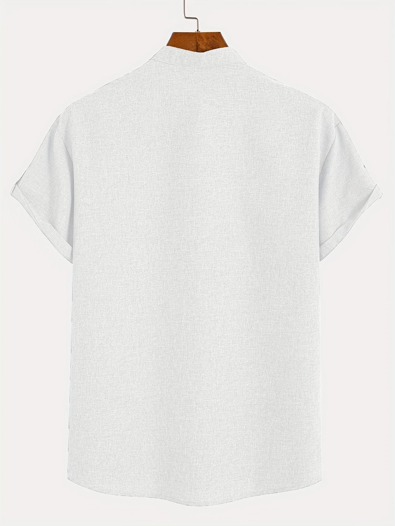 Leblanc™ | Chemise élégante à manches courtes et col montant