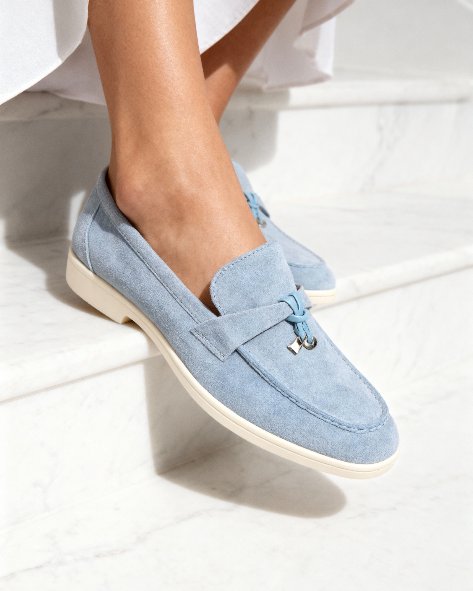 Élise™ – Mocassins en daim premium