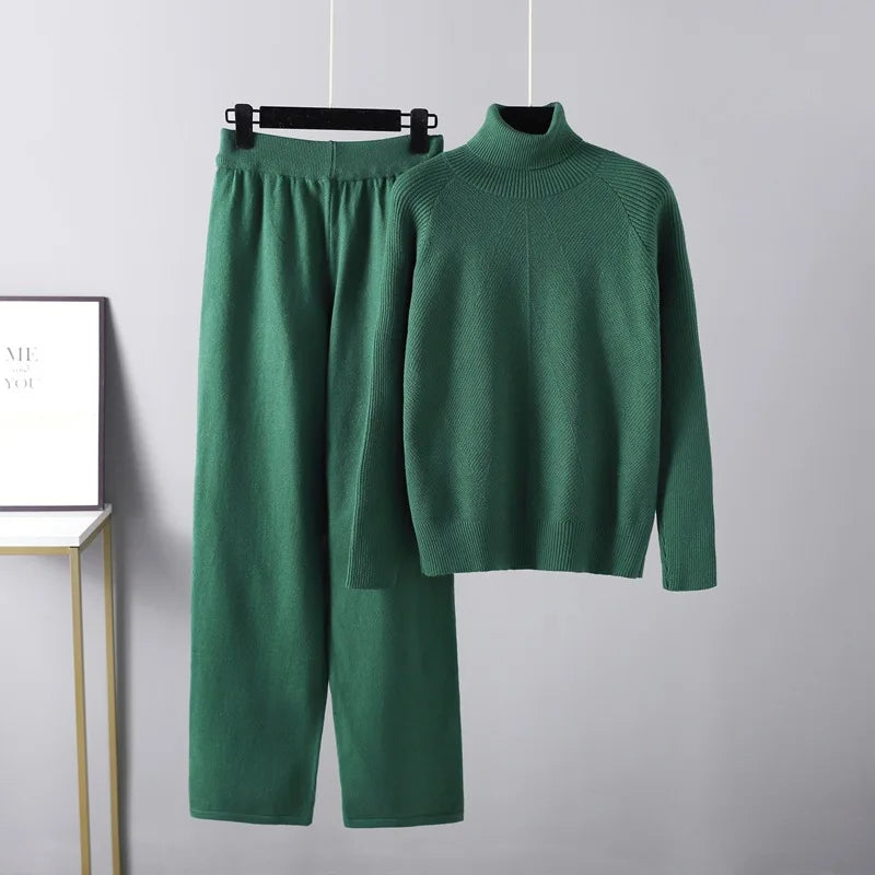 Leblanc™ | Ensemble deux pièces Lounge en tricot torsadé