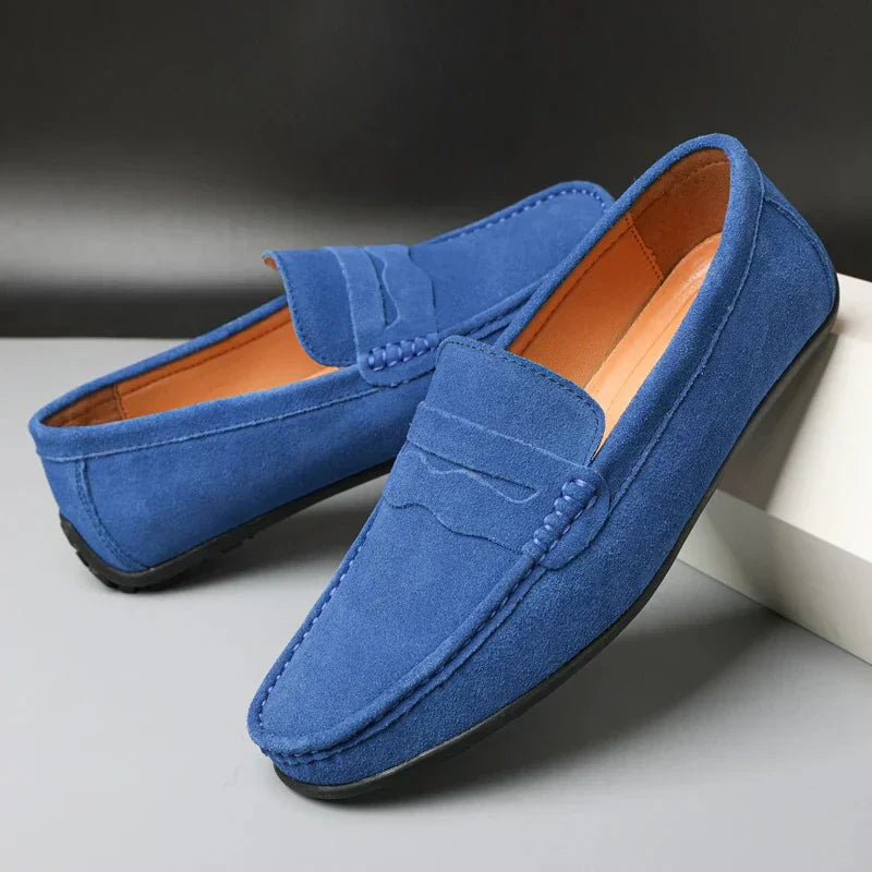 Leblanc™ | Mocassins rétro en daim pour homme