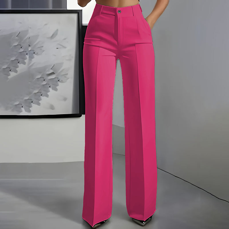 Leblanc™ | Pantalons élégants à taille haute pour femme