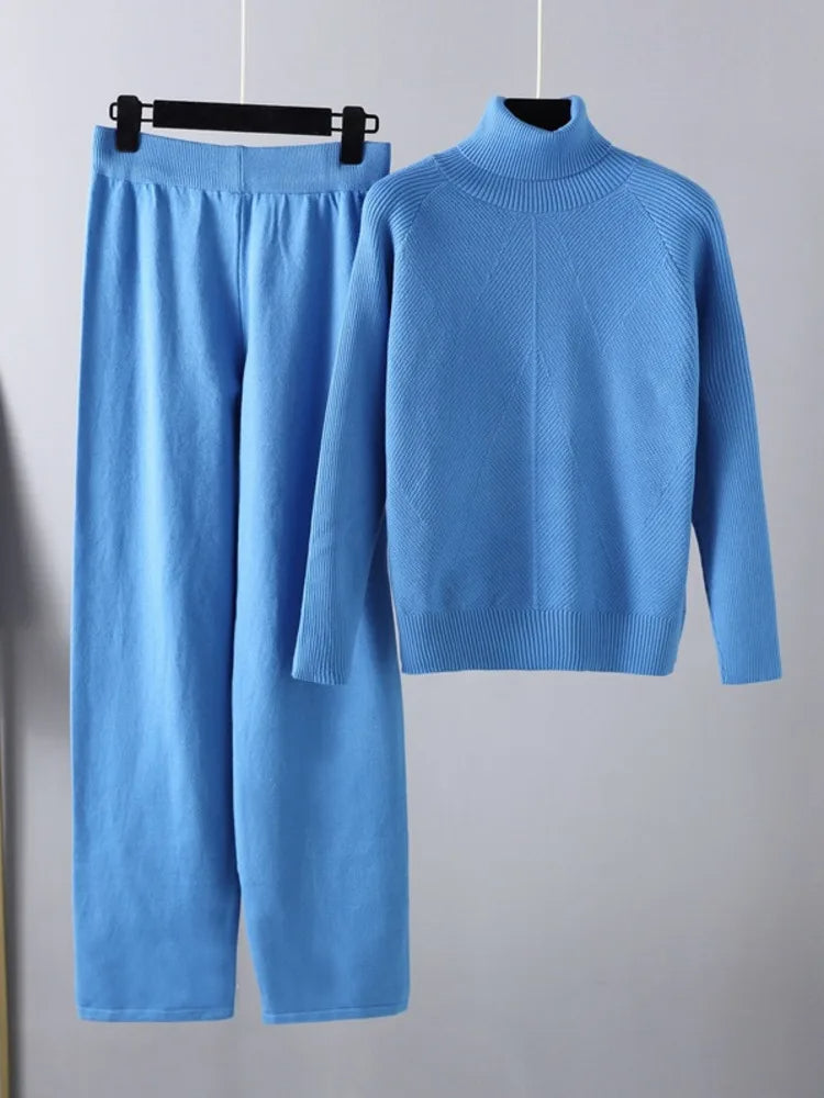 Leblanc™ | Ensemble deux pièces Lounge en tricot torsadé