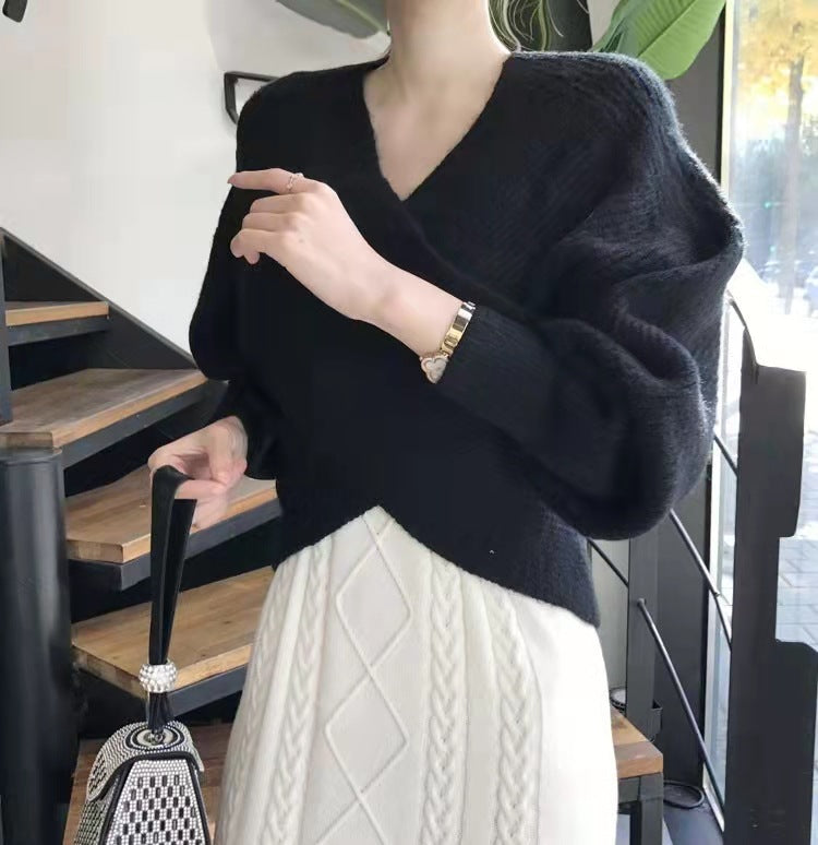 Leblanc™ | Pull en tricot croisé chic