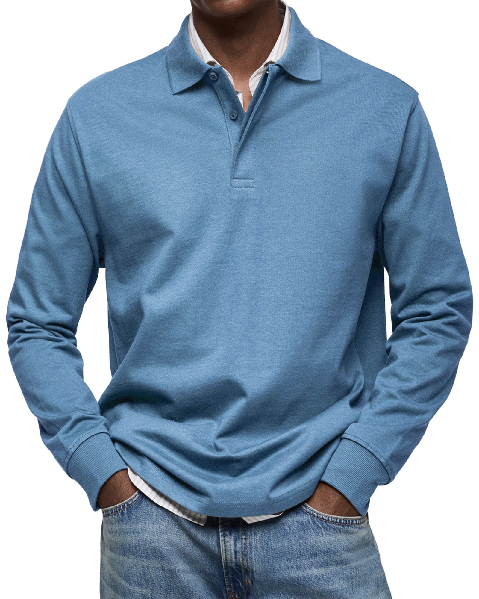 Leblanc™ | Polo de luxe à manches longues