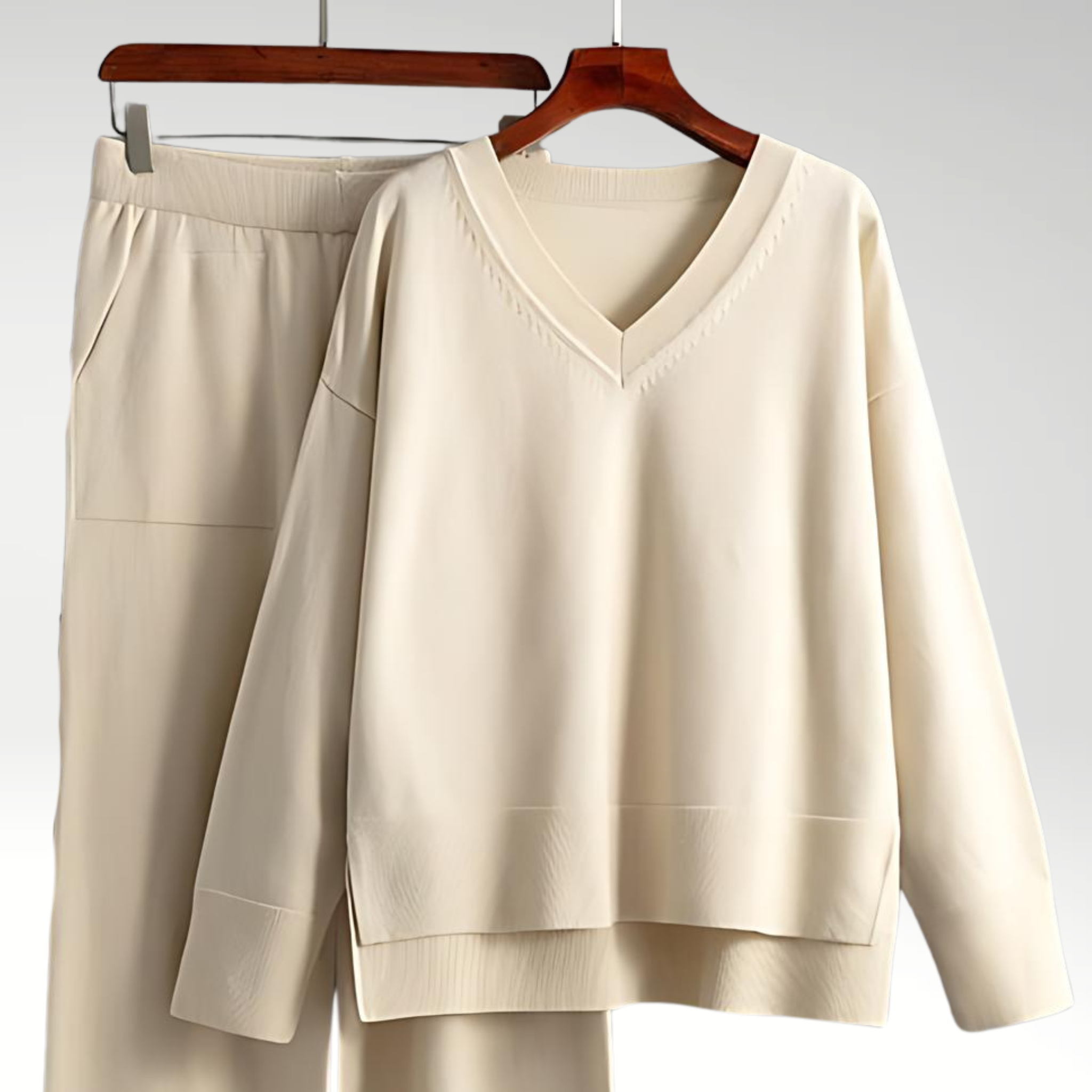 Leblanc™ | Luxe Ensemble deux pièces col V