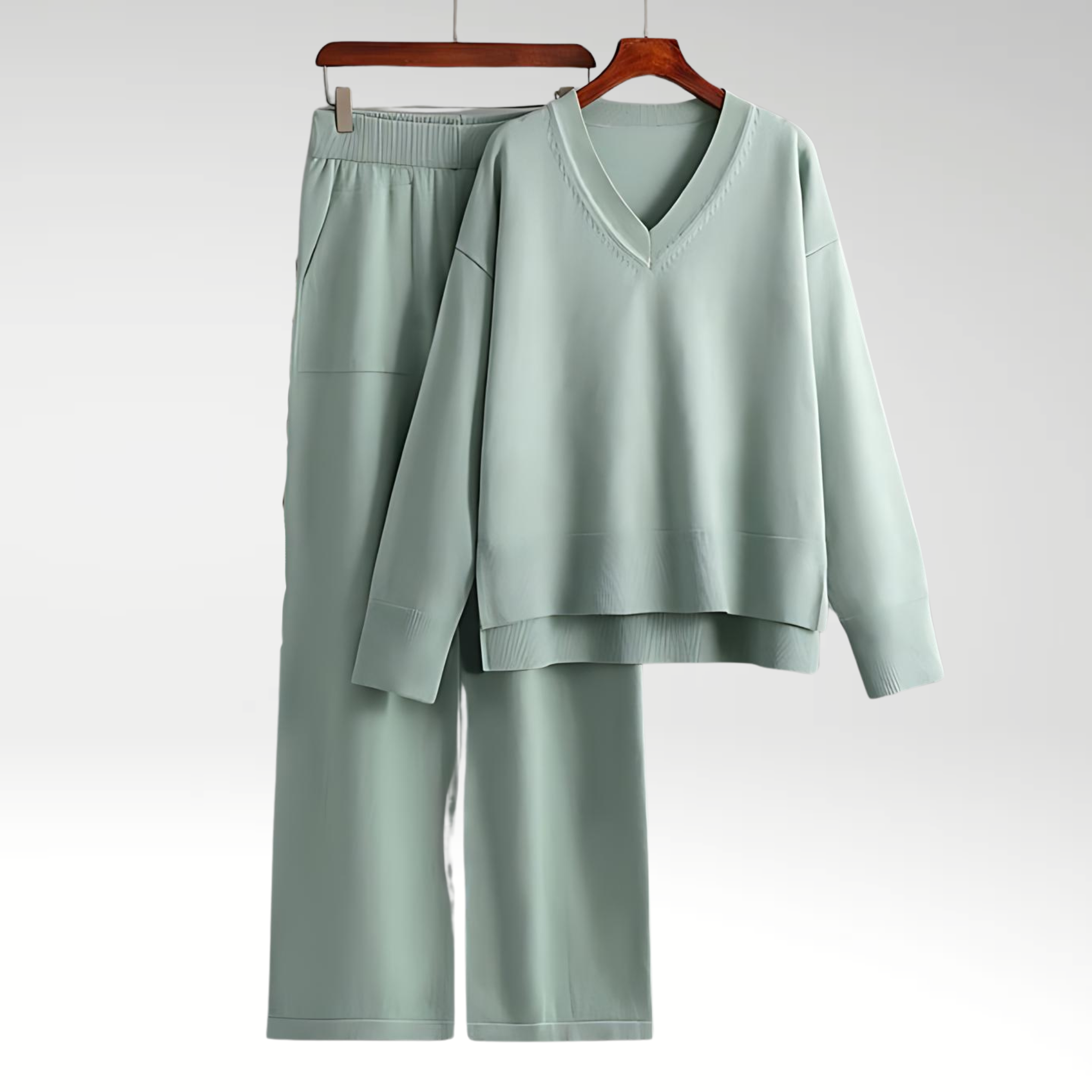 Leblanc™ | Luxe Ensemble deux pièces col V