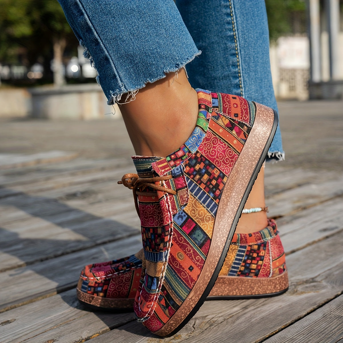 Leblanc™ | Chaussures rétro colorées pour femmes