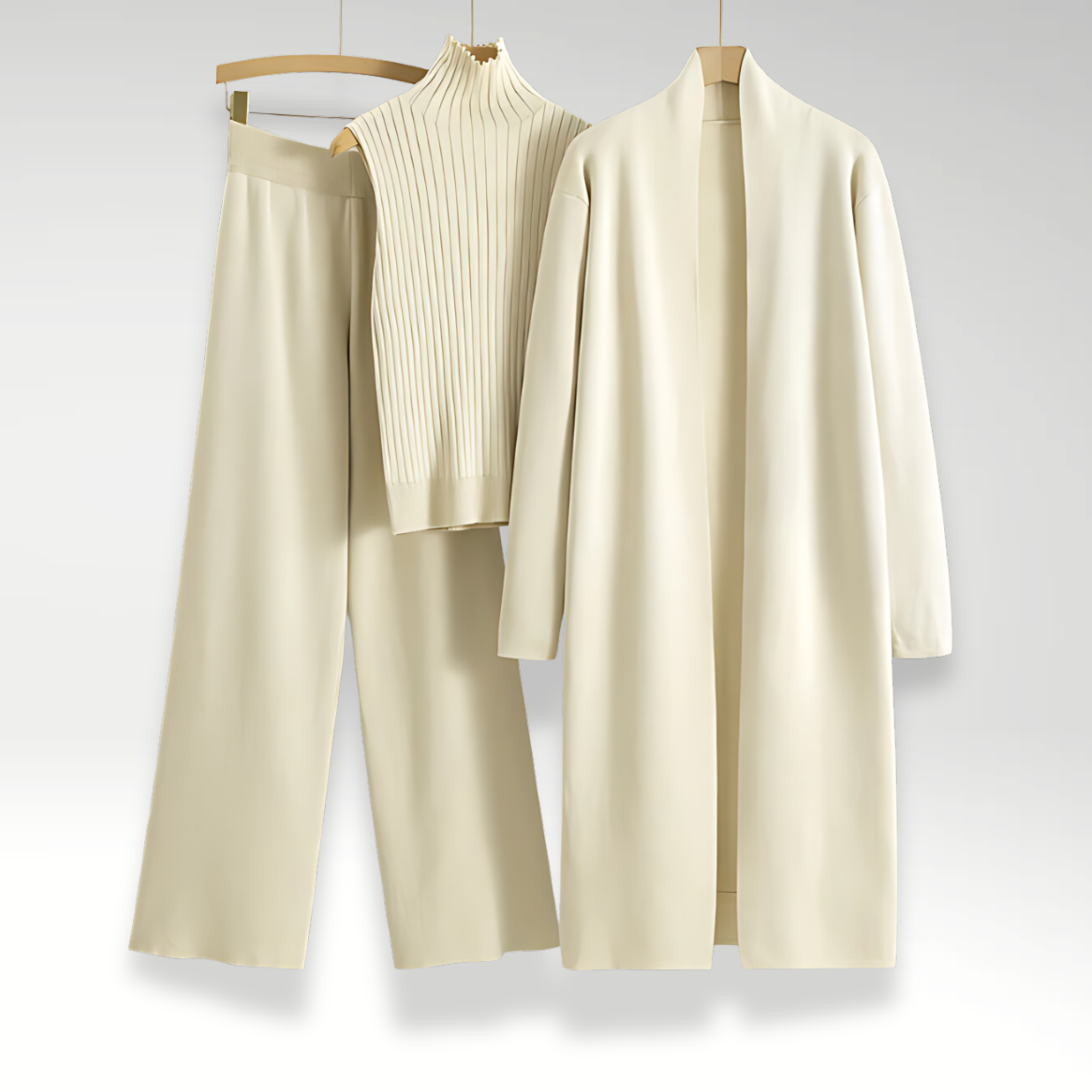 Leblanc™ | Ensemble trois pièces en maille Luxe