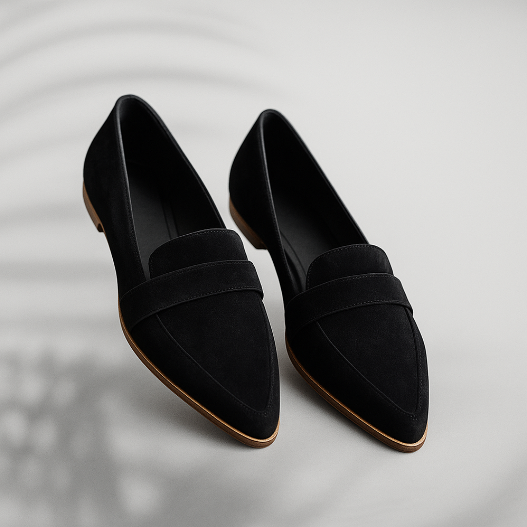 Sélène™ - Mocassins Élancés en Suédine