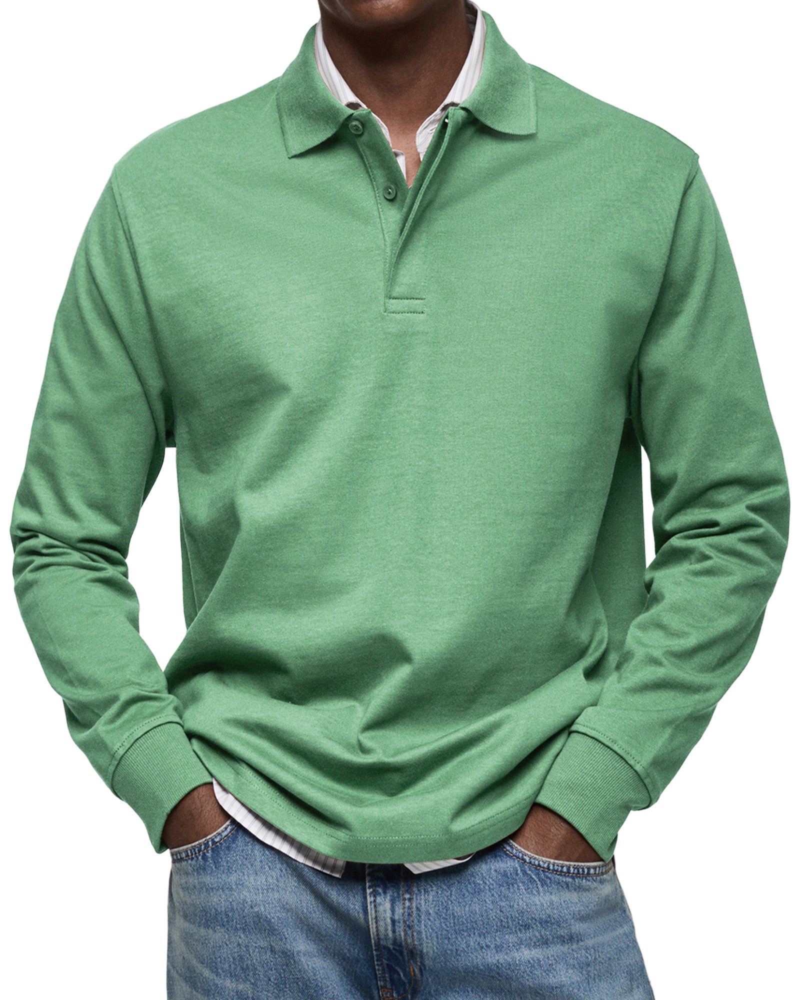 Leblanc™ | Polo de luxe à manches longues