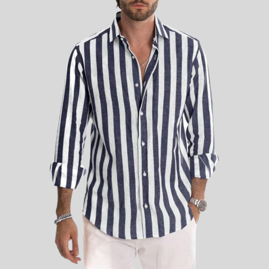 Leblanc™ | Chemise Décontractée À Manches Longues